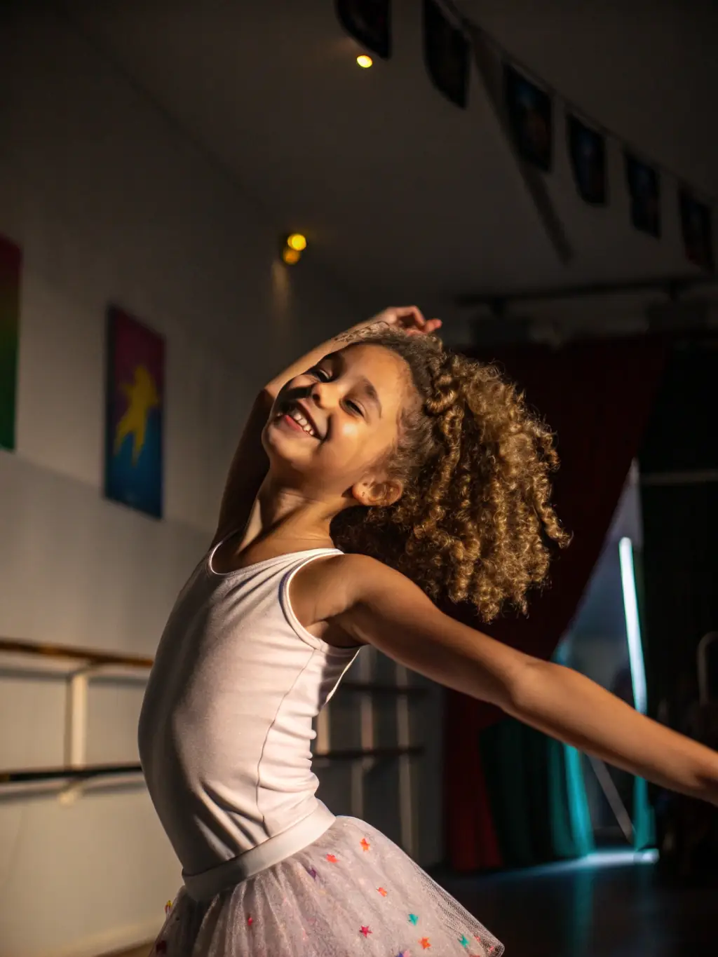 A close-up shot of emerging dancers receiving guidance from experienced instructors during a Melting Hope mentorship program, highlighting the organization's commitment to nurturing talent.